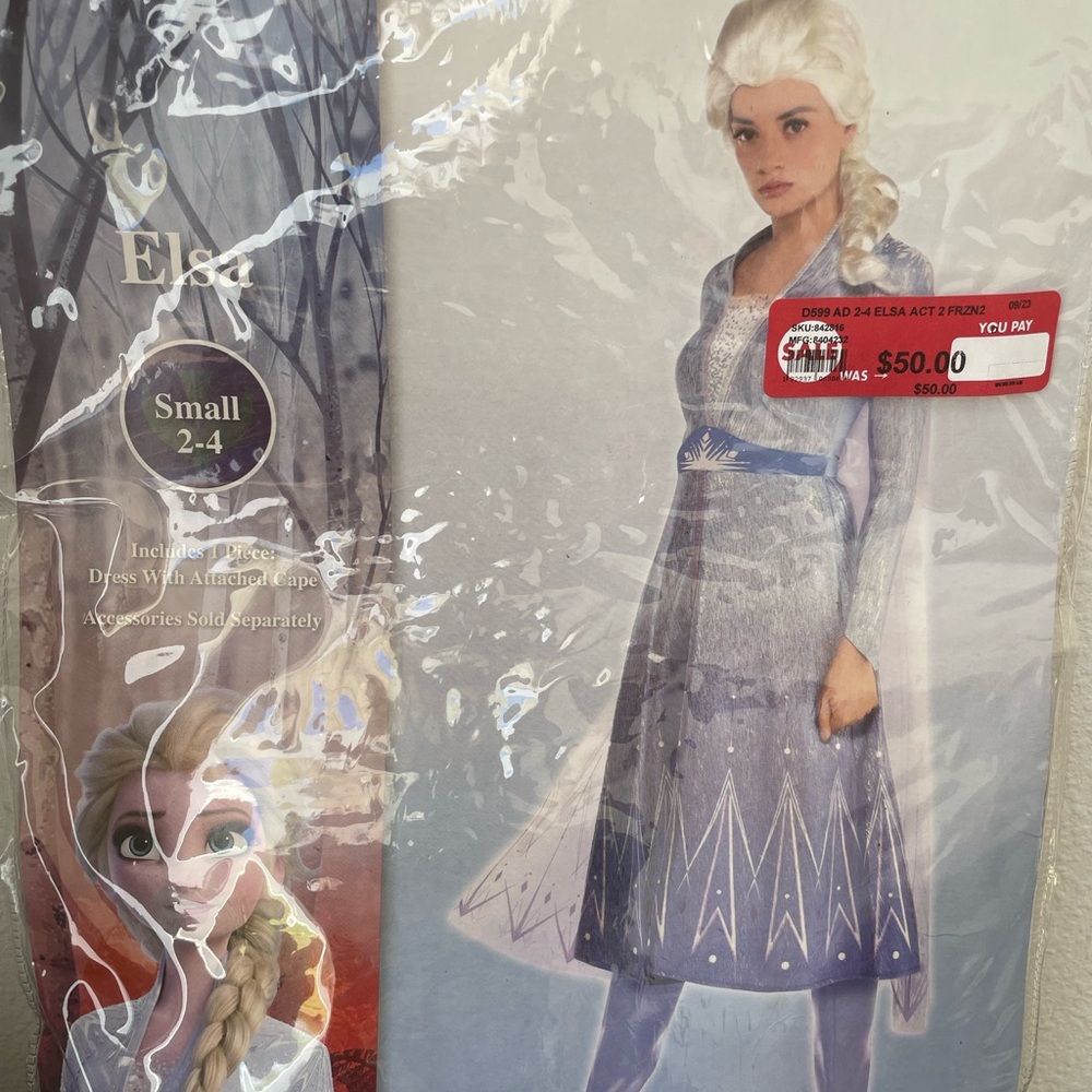 Disney Frozen 2 Elsa Dress Costume Halloween